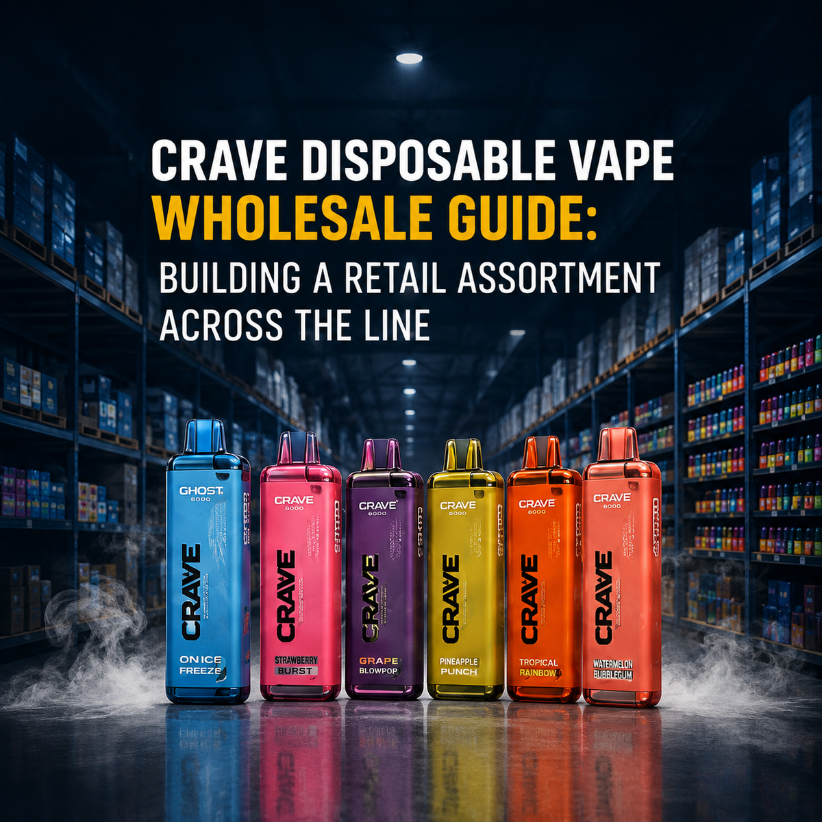 Crave Disposable Vape Wholesale Guide: Building a Retail Assortment Across the Line