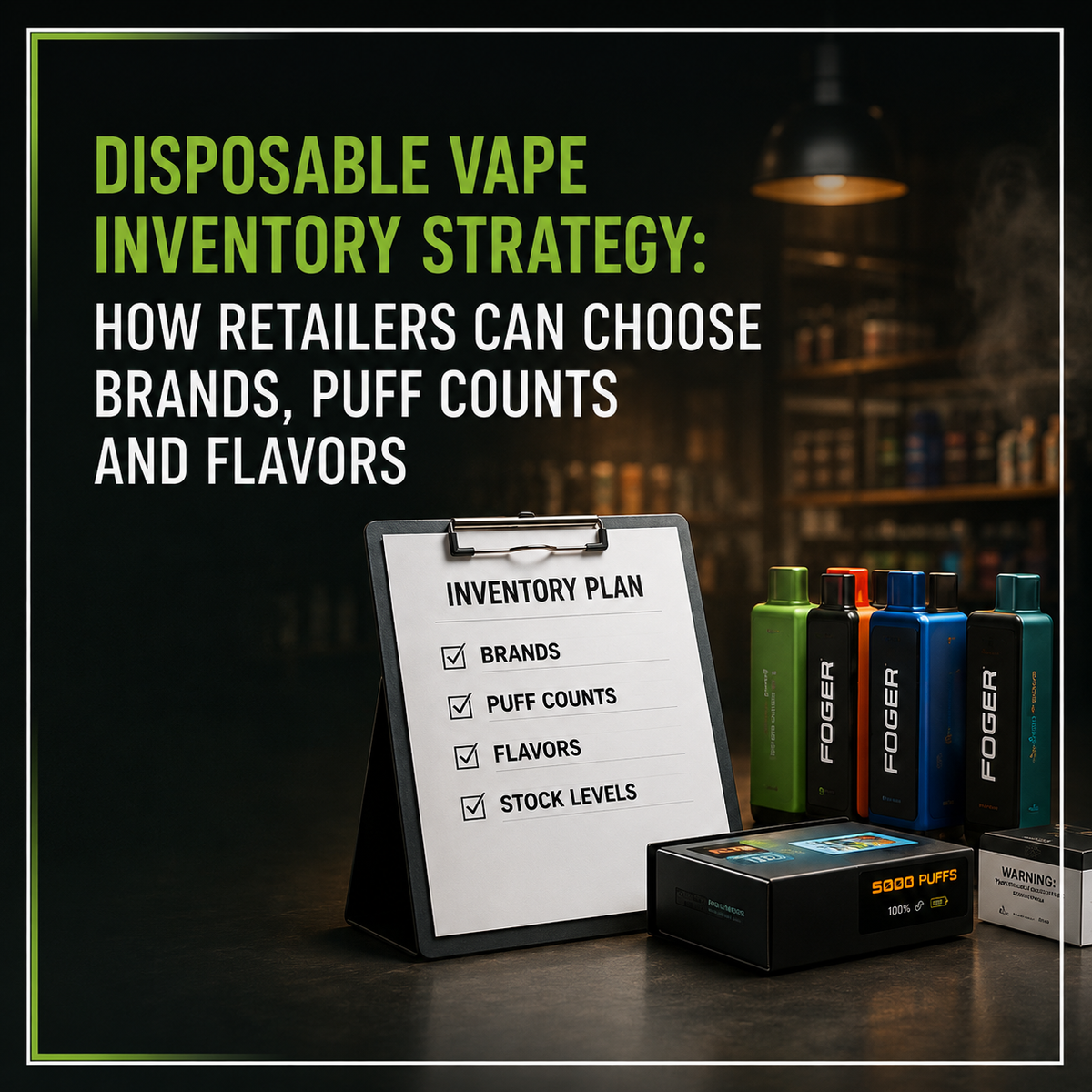 Disposable Vape Inventory Strategy: How Retailers Can Choose Brands, Puff Counts and Flavors