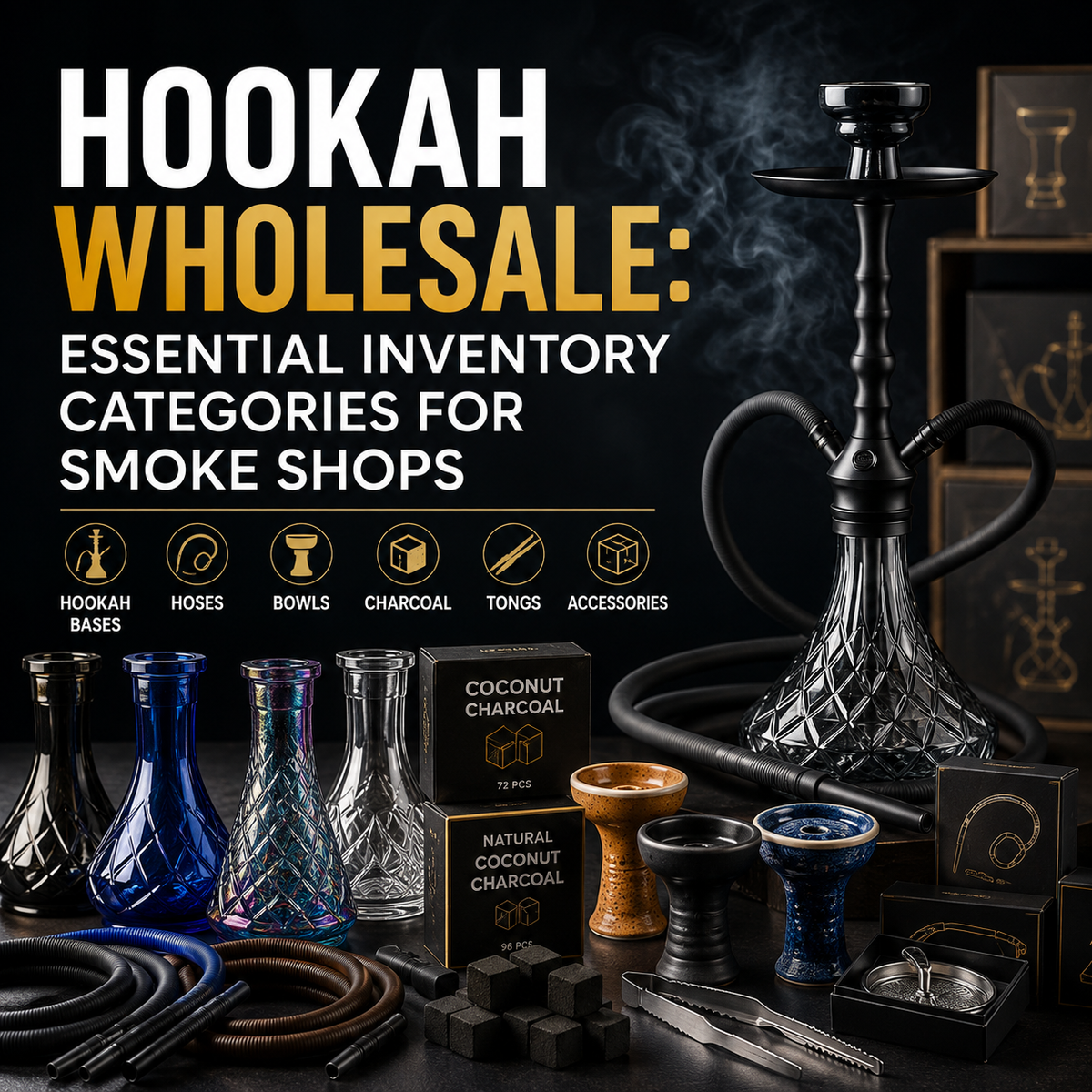 Hookah Wholesale: Essential Inventory Categories for Smoke Shops