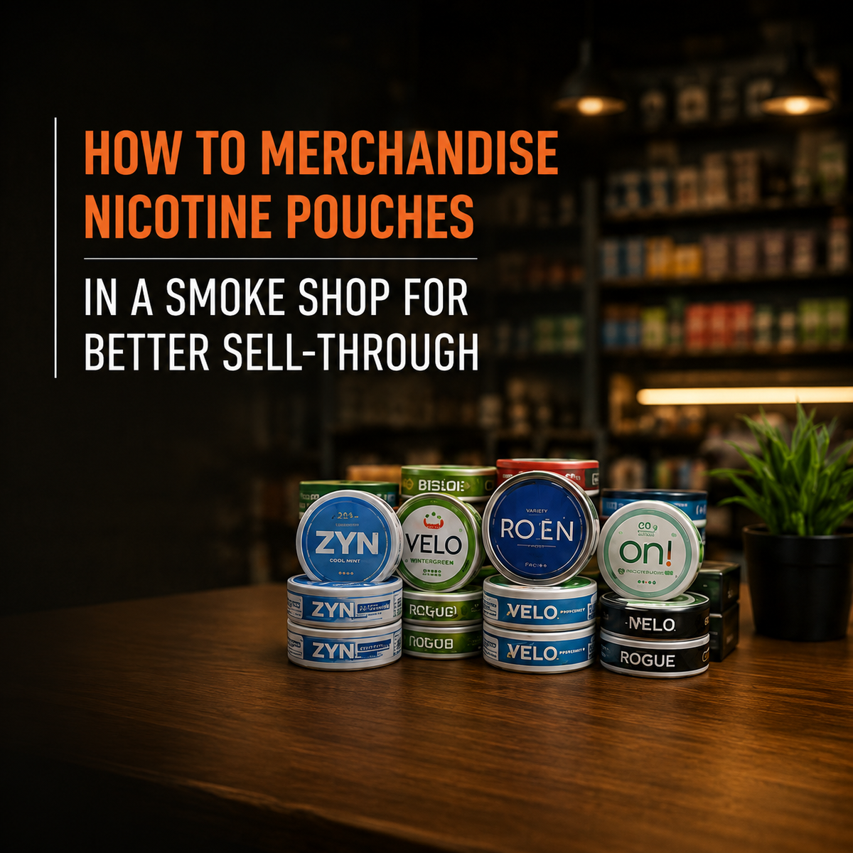 How to Merchandise Nicotine Pouches in a Smoke Shop for Better Sell-Through