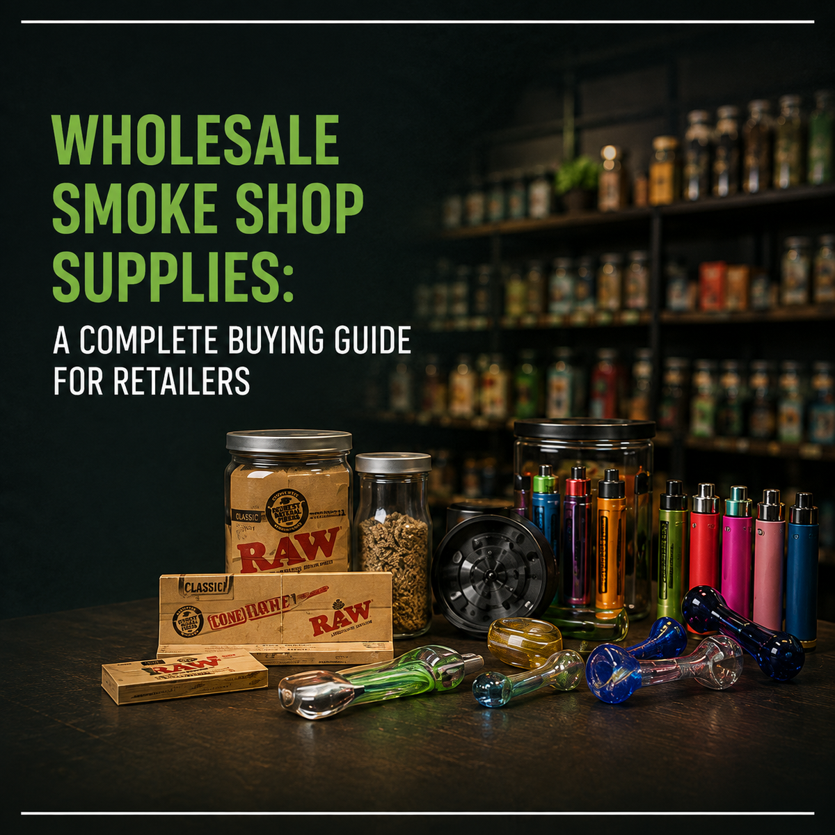 Wholesale Smoke Shop Supplies: A Complete Buying Guide for Retailers