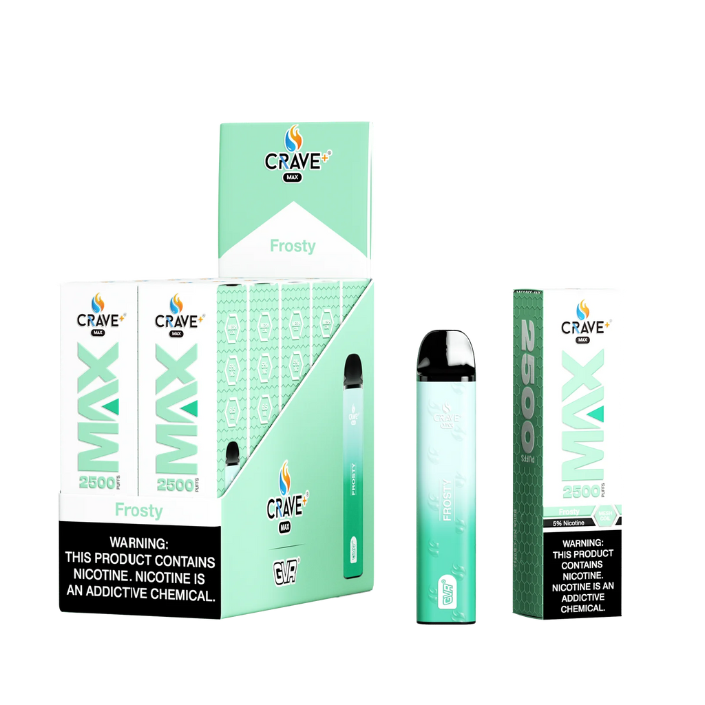 Crave Max Mesh Coil 2500 Puffs Disposable Vape