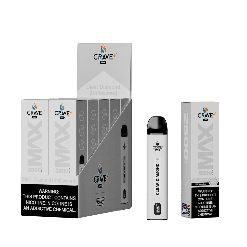 Crave Max Mesh Coil 2500 Puffs Disposable Vape