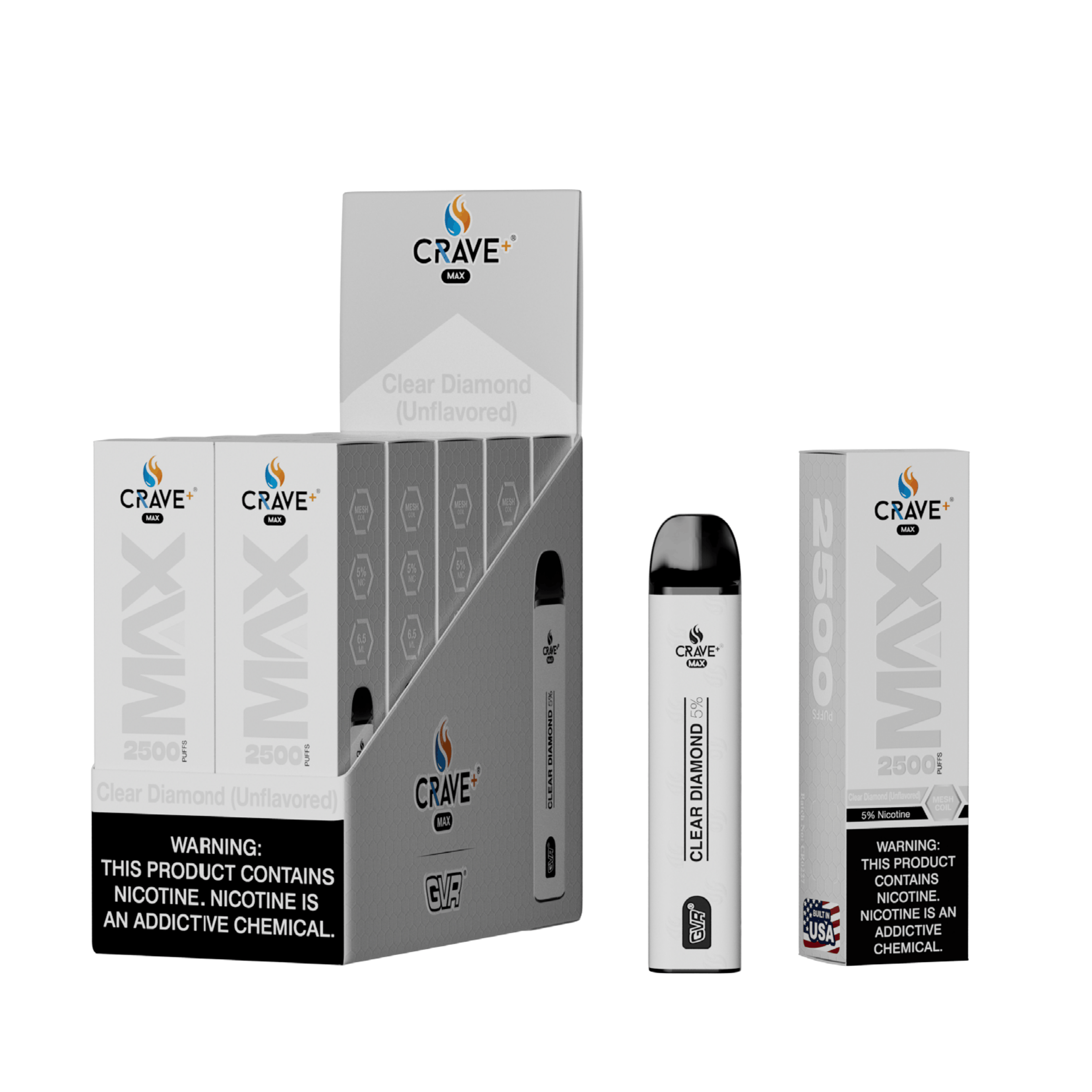Crave Max Mesh Coil 2500 Puffs Disposable Vape
