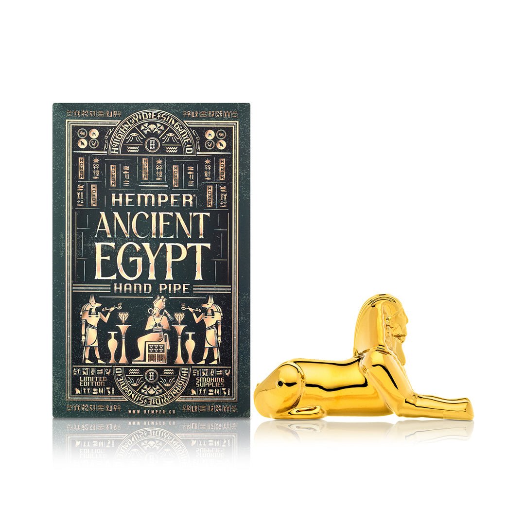 HEMPER - Egypt Sphinx Glass Hand Pipe | HEMPER product photograph