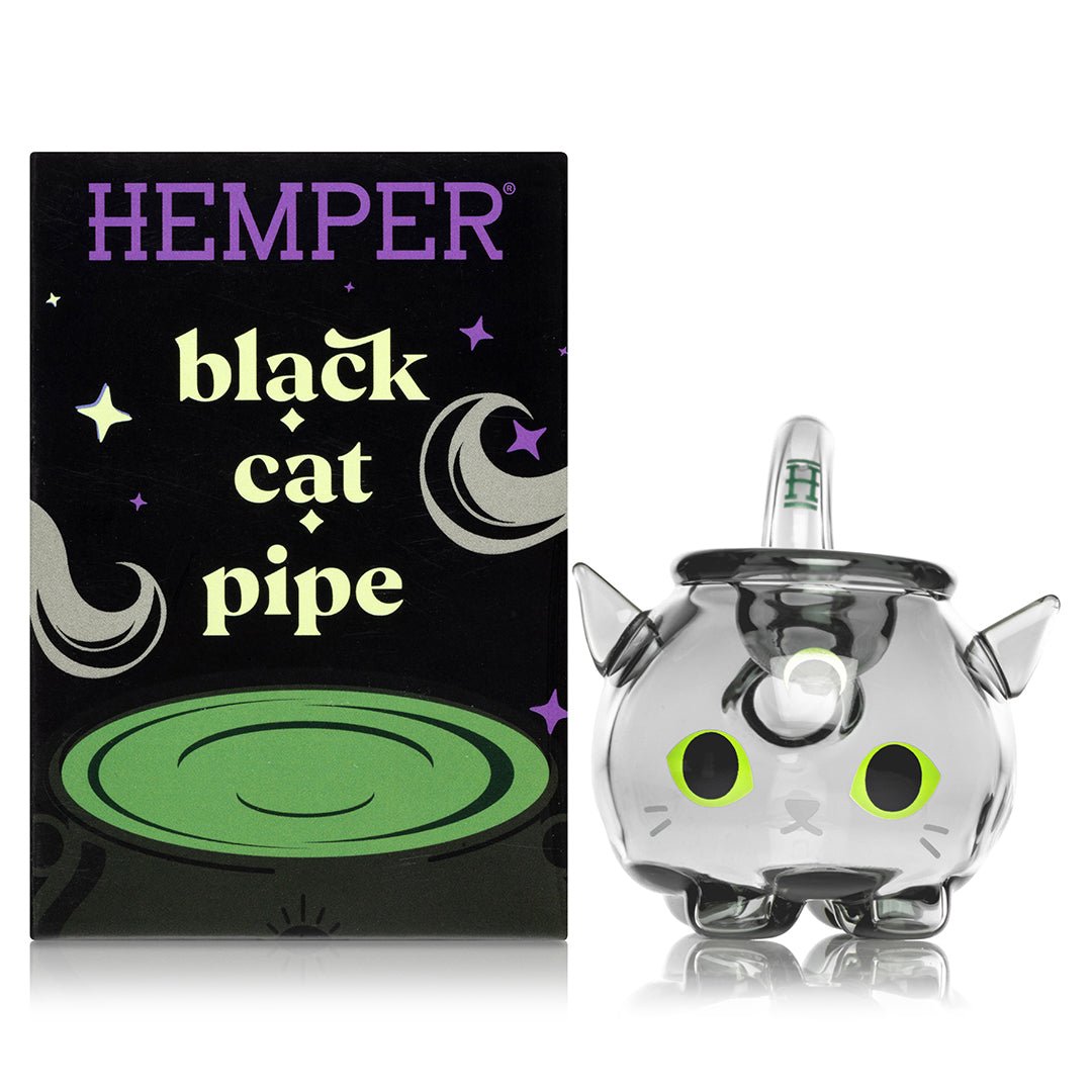 HEMPER - Black Cat Hand pipe 3" | HEMPER product photograph