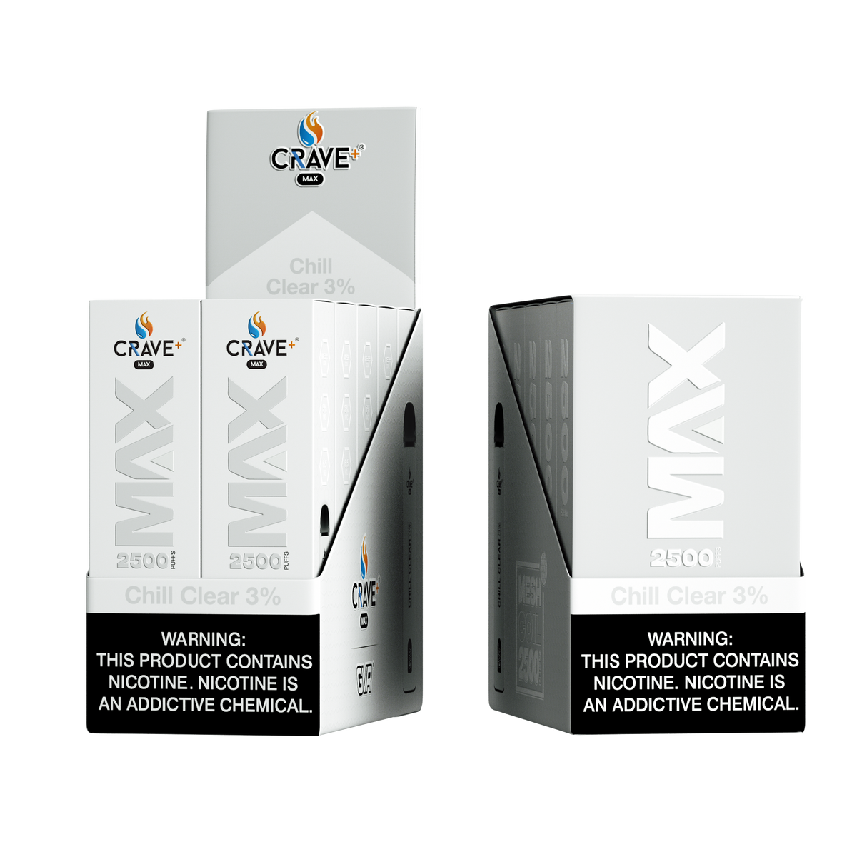 Crave Max Mesh Coil 2500 Puffs Disposable Vape
