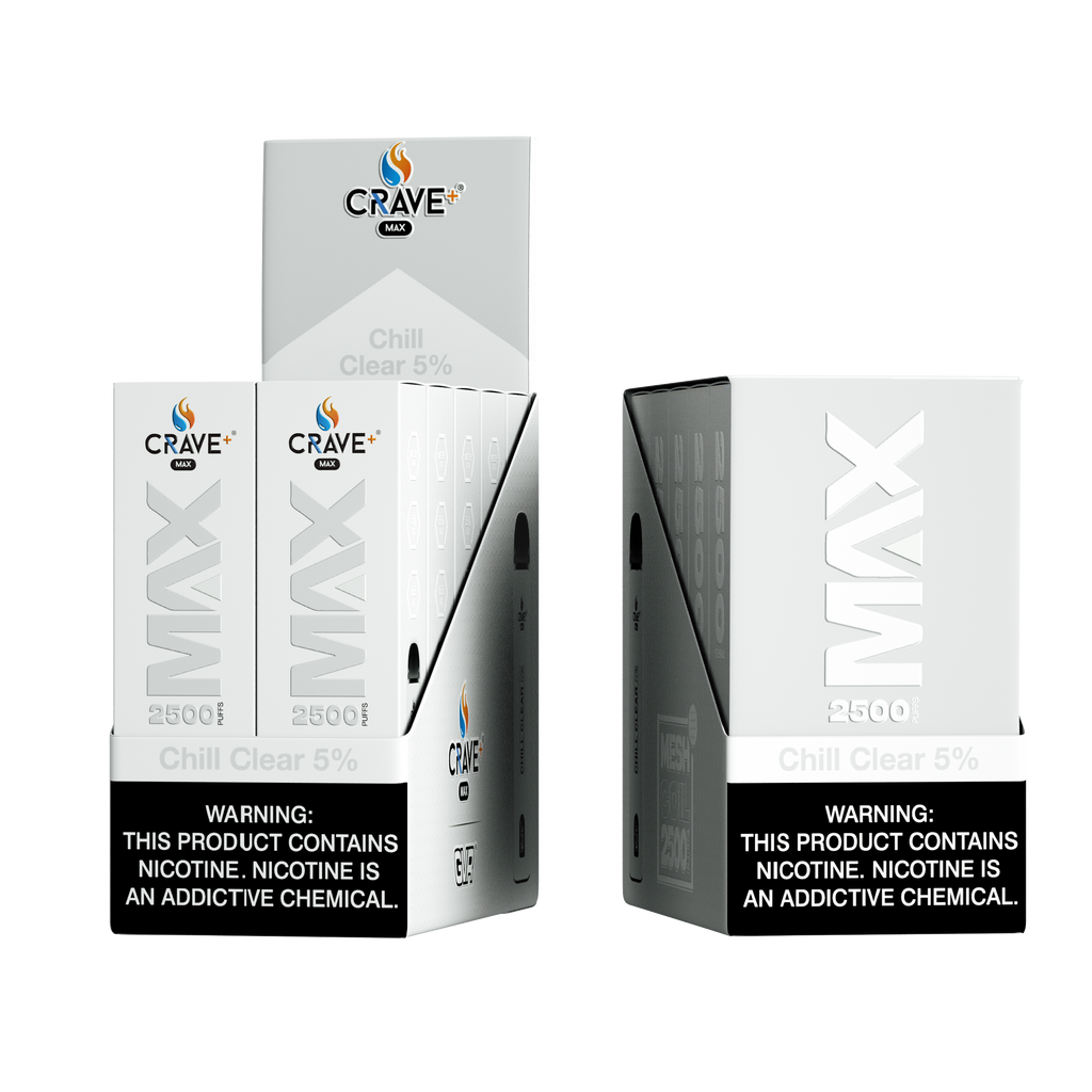 Crave Max Mesh Coil 2500 Puffs Disposable Vape