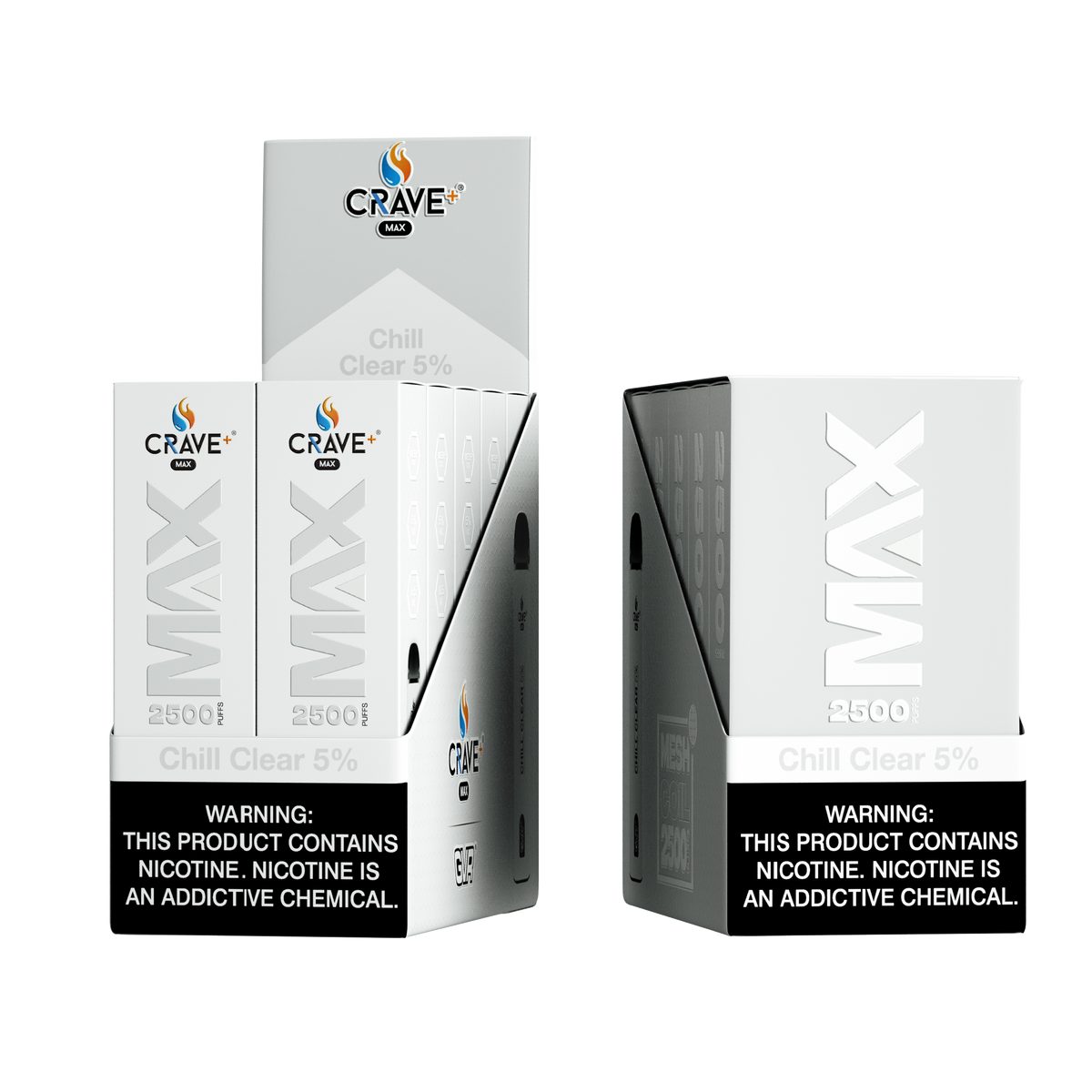 Crave Max Mesh Coil 2500 Puffs Disposable Vape
