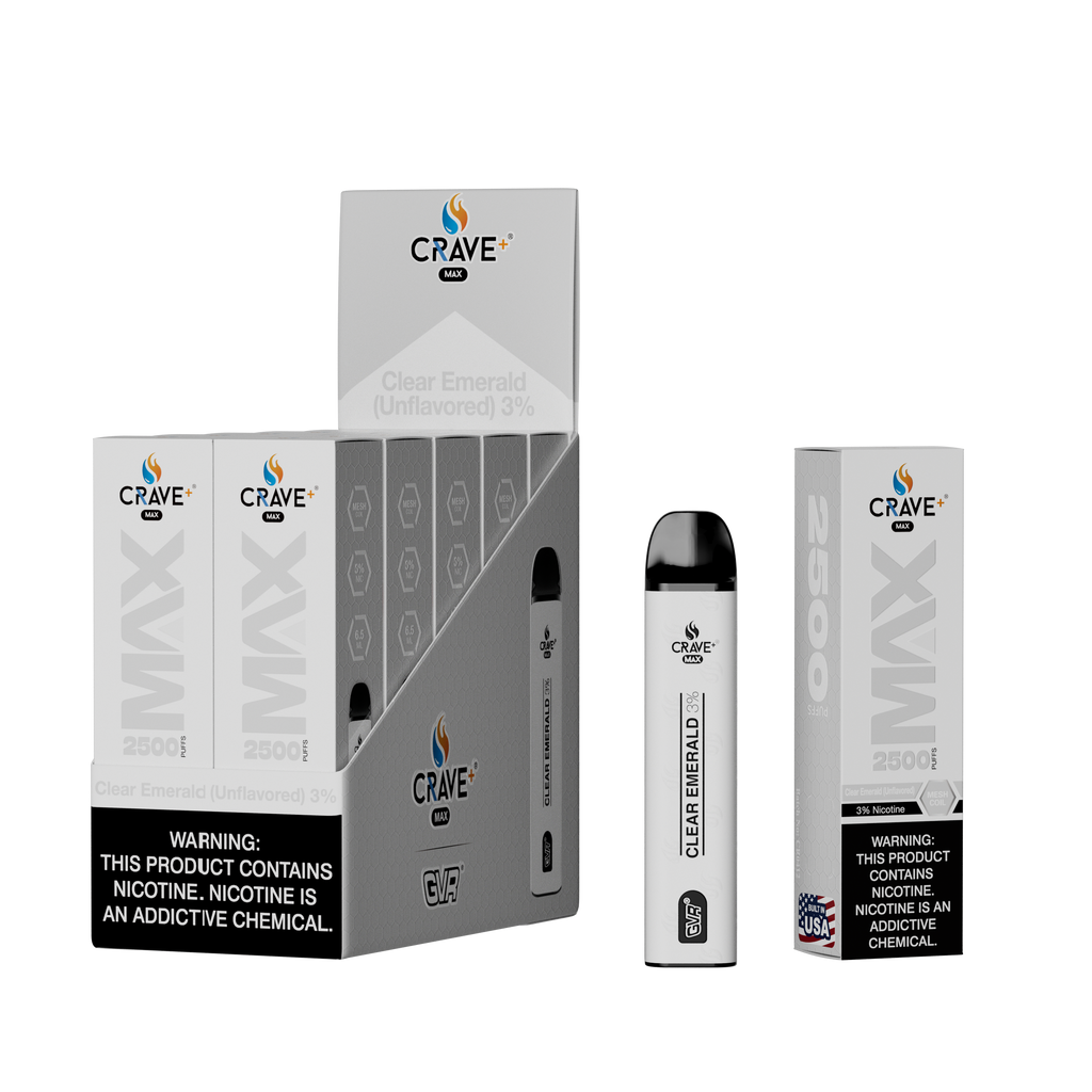 Crave Max Mesh Coil 2500 Puffs Disposable Vape