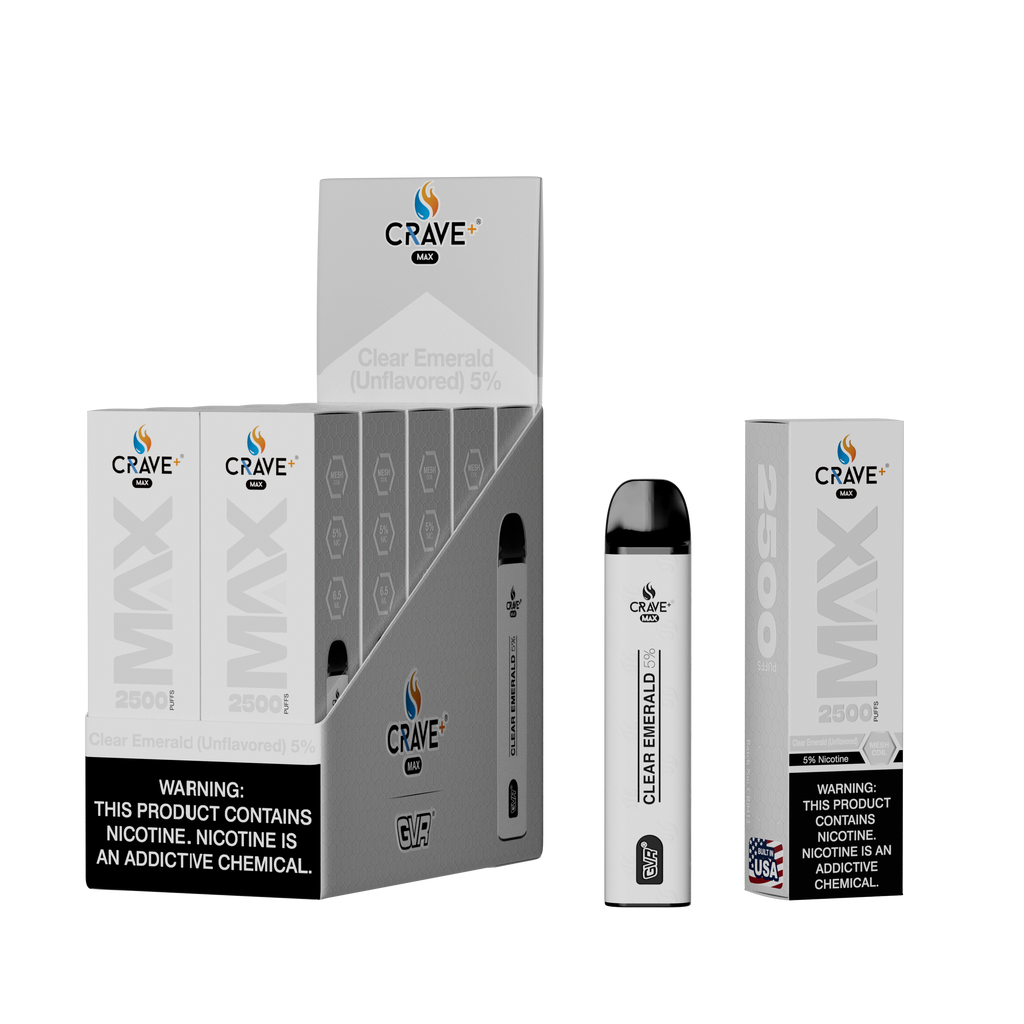 Crave Max Mesh Coil 2500 Puffs Disposable Vape