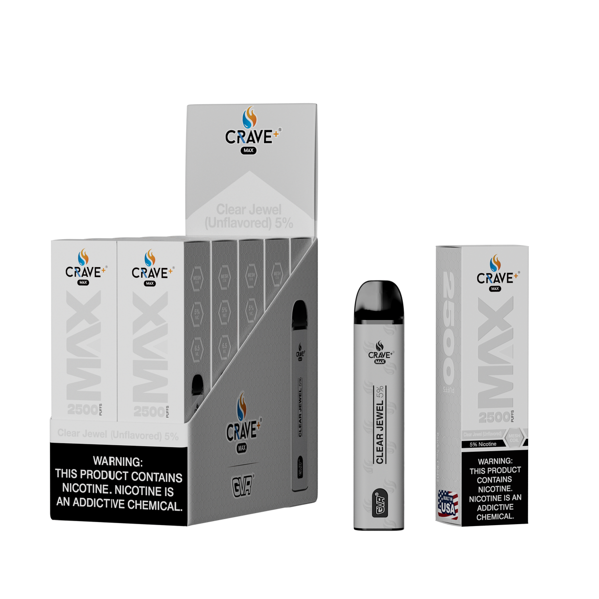 Crave Max Mesh Coil 2500 Puffs Disposable Vape