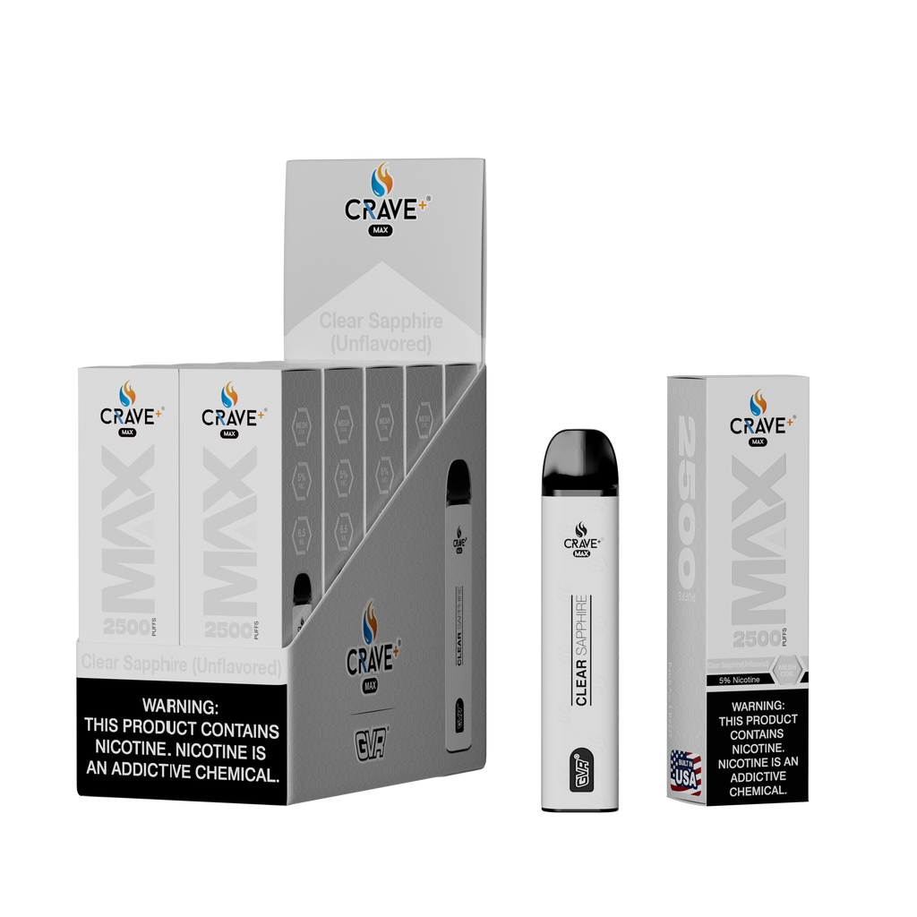 Crave Max Mesh Coil 2500 Puffs Disposable Vape