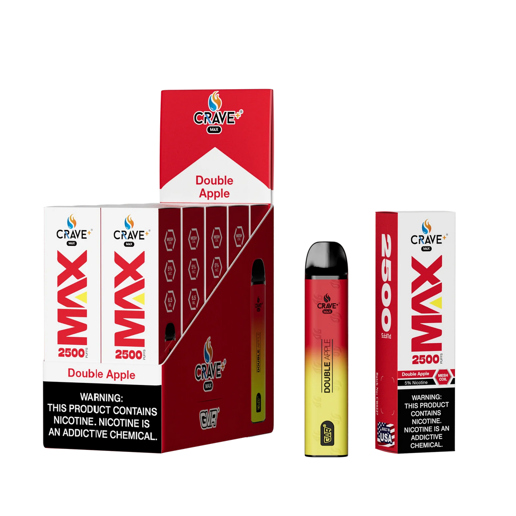 Crave Max Mesh Coil 2500 Puffs Disposable Vape