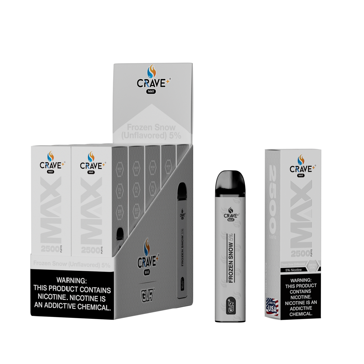 Crave Max Mesh Coil 2500 Puffs Disposable Vape