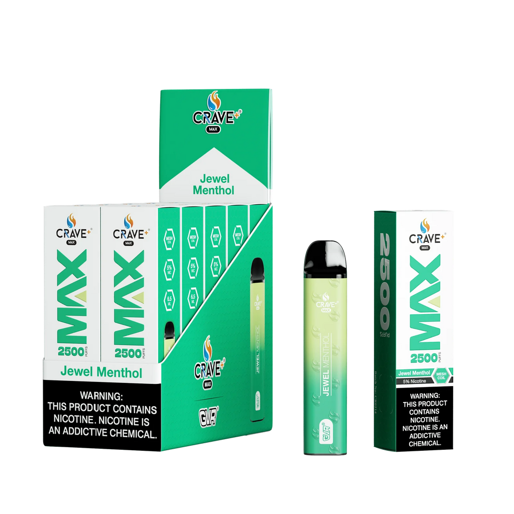 Crave Max Mesh Coil 2500 Puffs Disposable Vape
