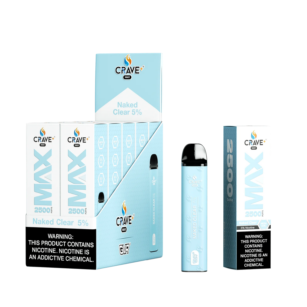 Crave Max Mesh Coil 2500 Puffs Disposable Vape