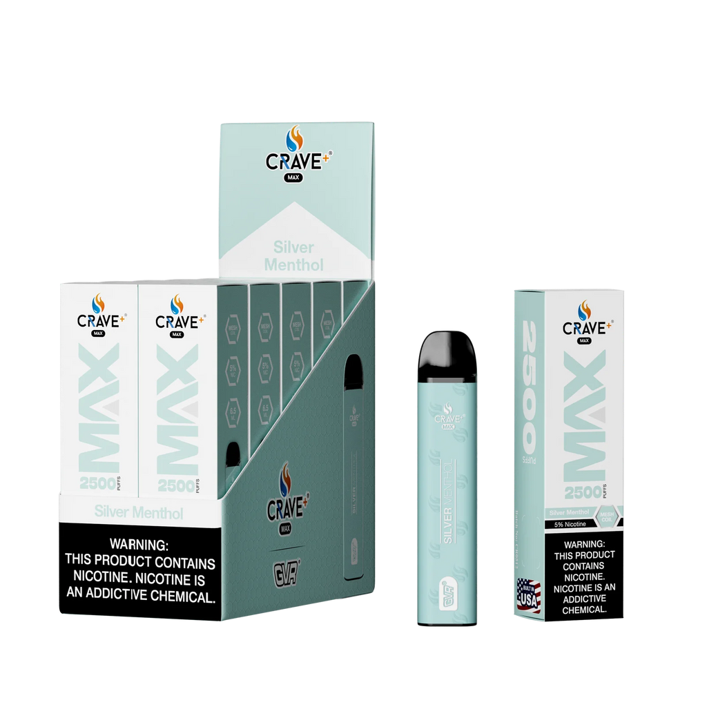 Crave Max Mesh Coil 2500 Puffs Disposable Vape