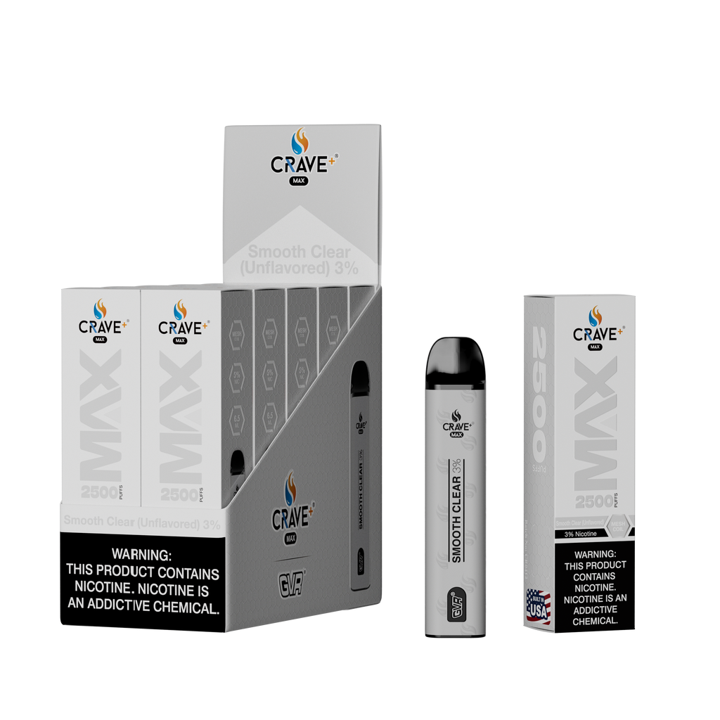 Crave Max Mesh Coil 2500 Puffs Disposable Vape