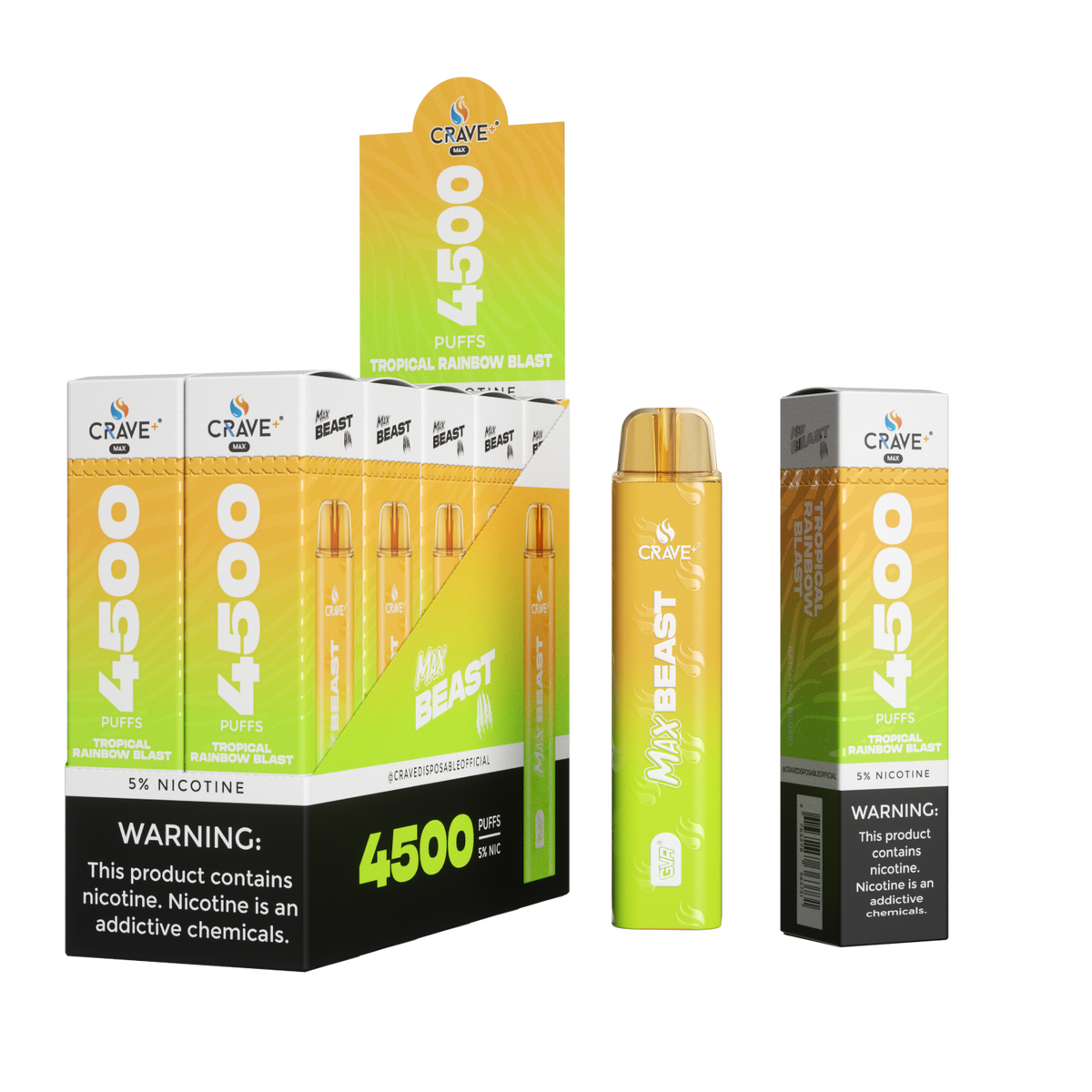 Crave Max Beast 4500 Puffs Disposable Vape