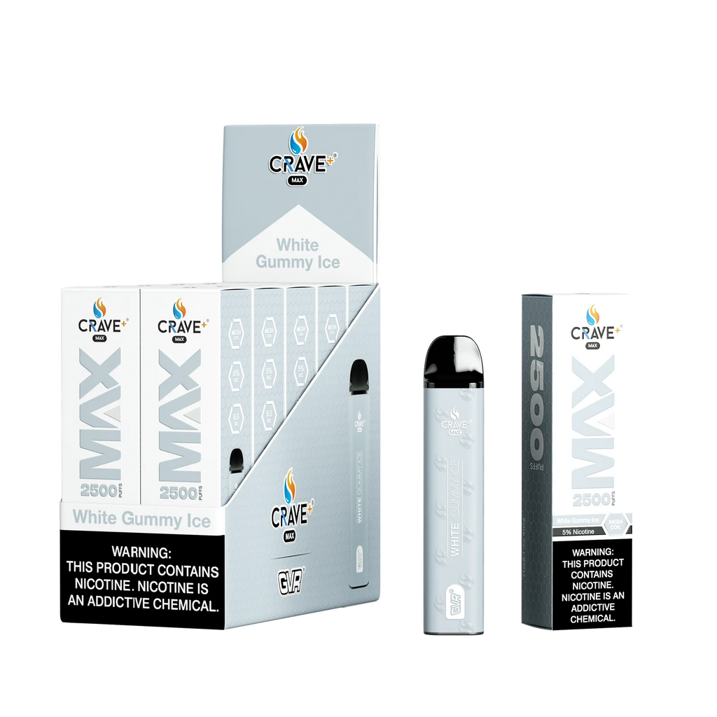 Crave Max Mesh Coil 2500 Puffs Disposable Vape