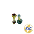 Assorted Frit Swirl Hand Pipe |REF: HP 182|
