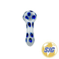 Azure Eyes Glass Hand Pipe |REF: HP 125|