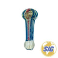 Azure Swirl Hand Pipe |REF: HP 271|