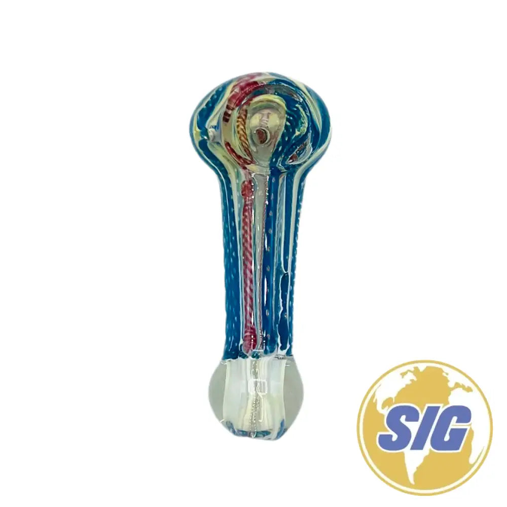 Azure Swirl Hand Pipe |REF: HP 271|