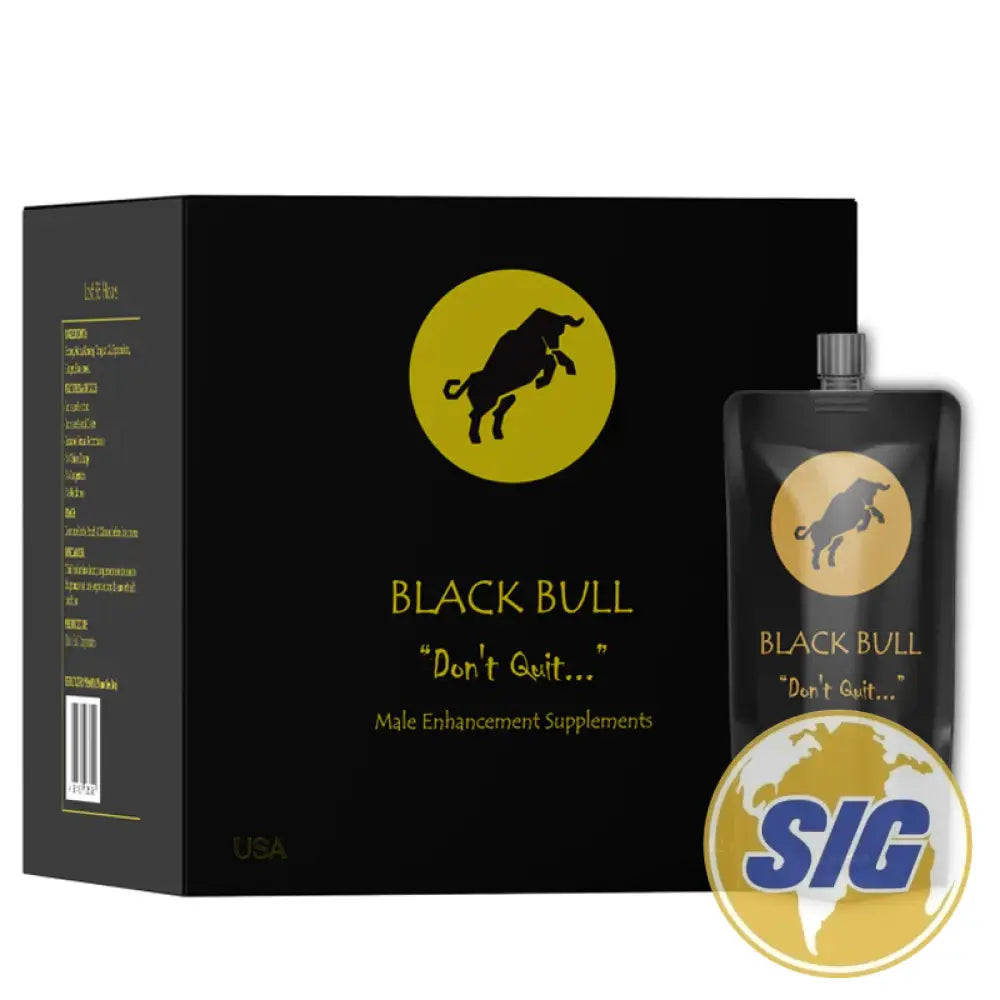 BLACK BULL EXTREME - MALE ENHANCEMENT SUPPLEMENTS - 15 POUCHES - EXTRA STRENGTH (Copy) (Copy)