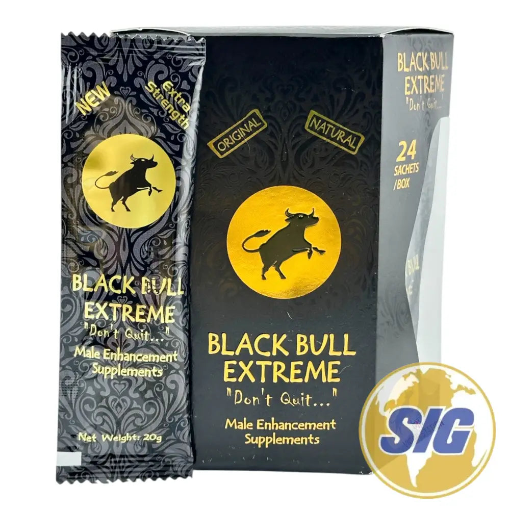BLACK BULL EXTREME - MALE ENHANCEMENT SUPPLEMENTS - 24PCK
