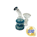 Blue Swirl Water Pipe | REF: WP-SM-022|