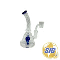 Blue Swirl Water Pipe | REF: WP-SM-032|