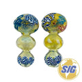 Blue Whirl Hand Pipe |REF: HP 302|