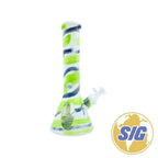 Camo Pattern Beaker Water Pipe |REF: RG 245| - Green