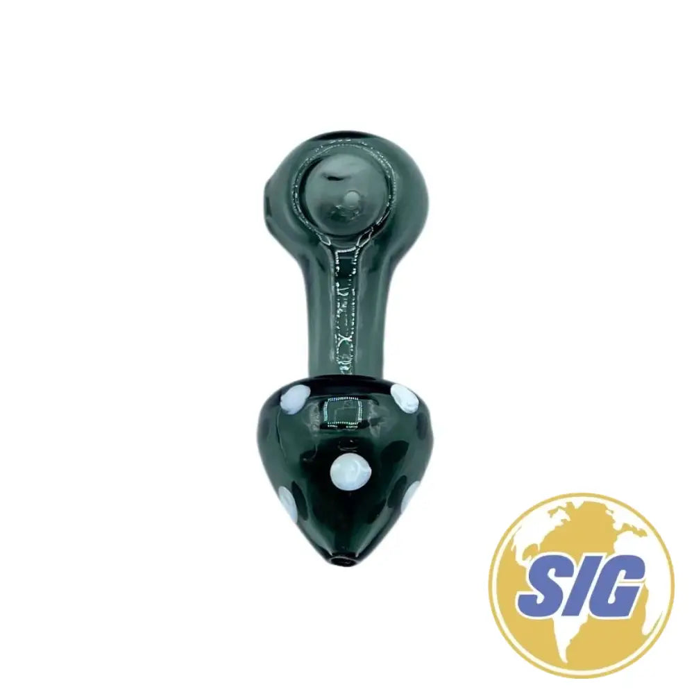 Charcoal Dewdrop Hand Pipe |REF: HP 119|