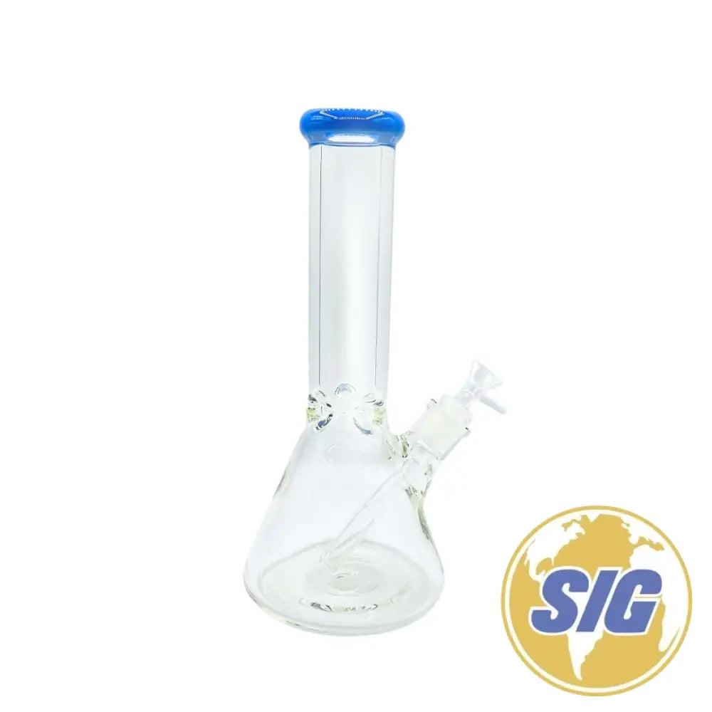 Classic Clear Water Pipe - Beaker / 12’’ / Pink