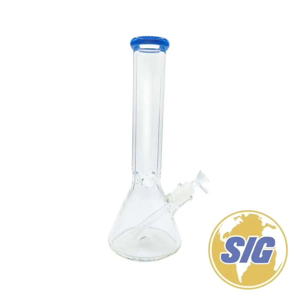 Classic Clear Water Pipe - Beaker / 14’’ / Pink