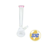 Classic Clear Water Pipe - Beaker / 16’’ / Milky Blue