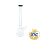 Classic Clear Water Pipe - Beaker / 18’’ / Black