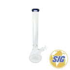 Classic Clear Water Pipe - Beaker / 18’’ / Blue