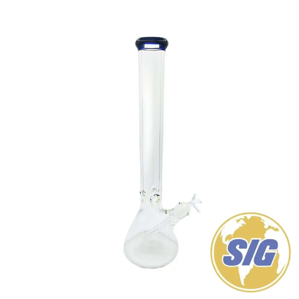 Classic Clear Water Pipe - Beaker / 18’’ / Blue
