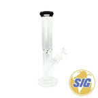 Classic Clear Water Pipe - Straight / 14’’ / Blue