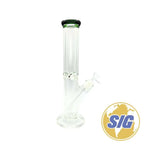 Classic Clear Water Pipe - Straight / 14’’ / Green