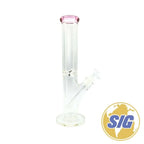 Classic Clear Water Pipe - Straight / 14’’ / Milky Blue