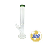 Classic Clear Water Pipe - Straight / 16’’ / Green