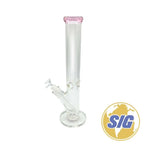 Classic Clear Water Pipe - Straight / 16’’ / Milky Blue