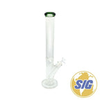 Classic Clear Water Pipe - Straight / 18’’ / Green