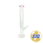 Classic Clear Water Pipe - Straight / 18’’ / Milky Blue