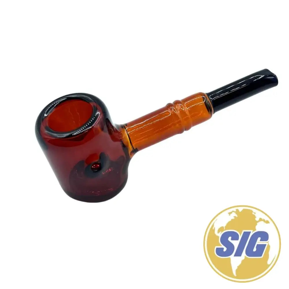 Color Swatch Hand Pipe |REF: HP 349| - Amber